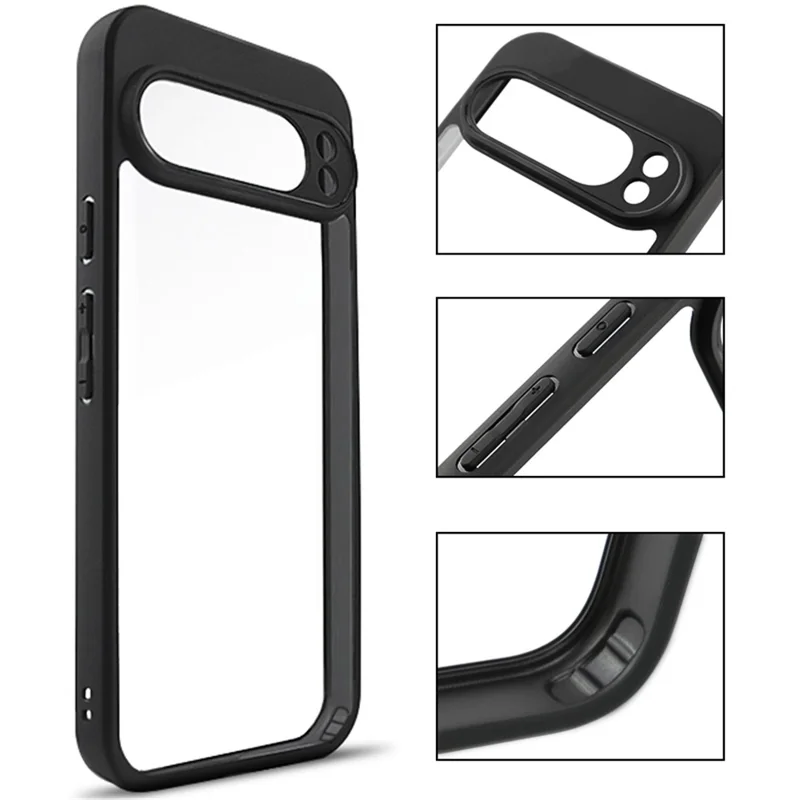 For Google Pixel 9 / Pixel 9 Pro Phone Case Anti-Scratch Phone Shell Slim-Fit TPU + PC Phone Cover