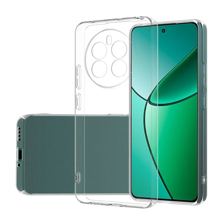 For Realme 12 Pro+ 5G Clear Case TPU Slim-Fit Precise Lens Cutout Phone Cover