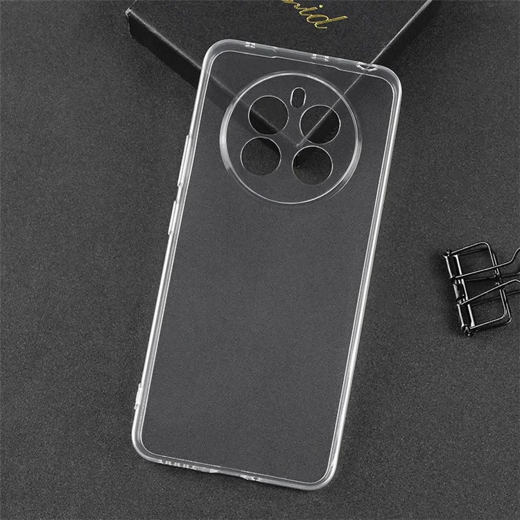 For Realme 12 Pro+ 5G Clear Case TPU Slim-Fit Precise Lens Cutout Phone Cover