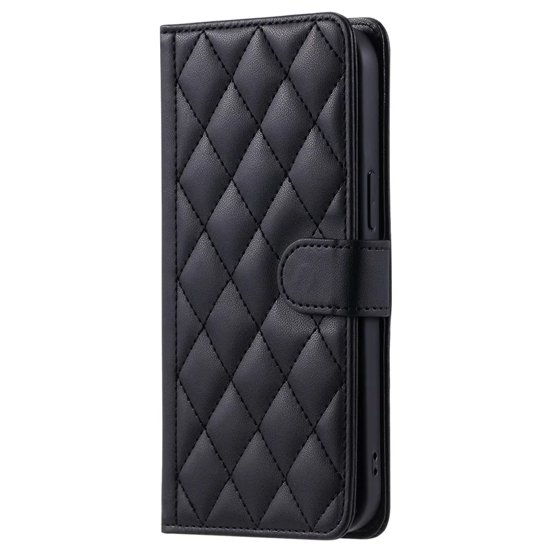 For Samsung Galaxy A14 5G / 4G Case Wallet Folding Stand Leather Phone Cover with Straps - Black