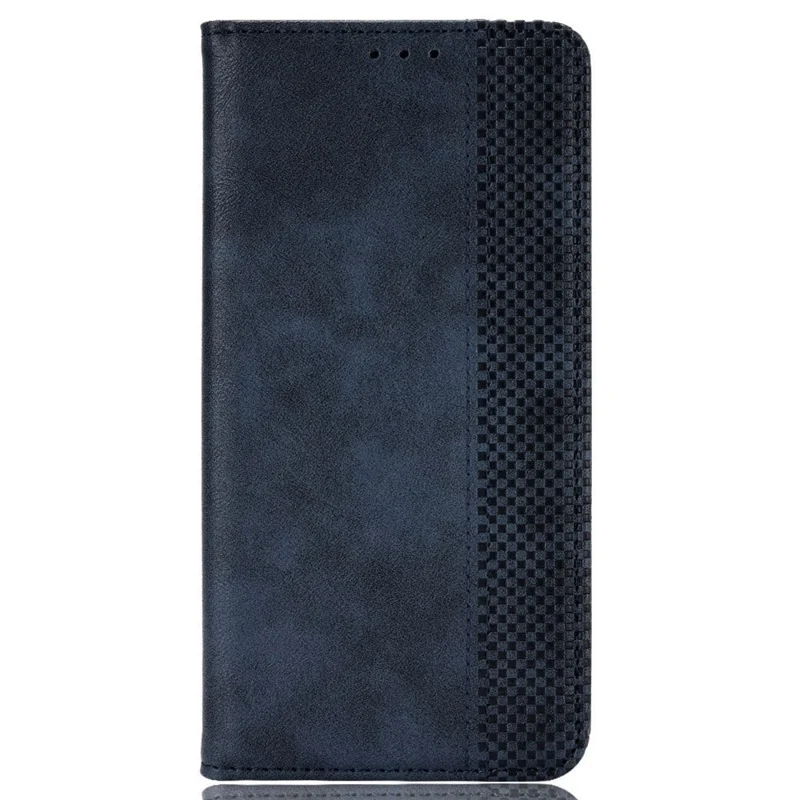 Für vivo X100 Pro 5G-Hülle Flip-Geldbörse Retro-Leder-Flip-Handyhülle Magnetverschluss - Blau