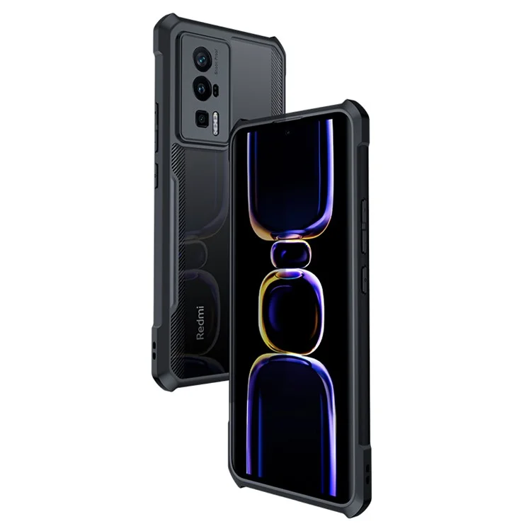 Bulk Buy XUNDD Custodia per Telefono per Xiaomi Redmi K60 5G / K60 Pro 5G / Poco F5 Pro 5G TPU+Acrylic Protective Cover