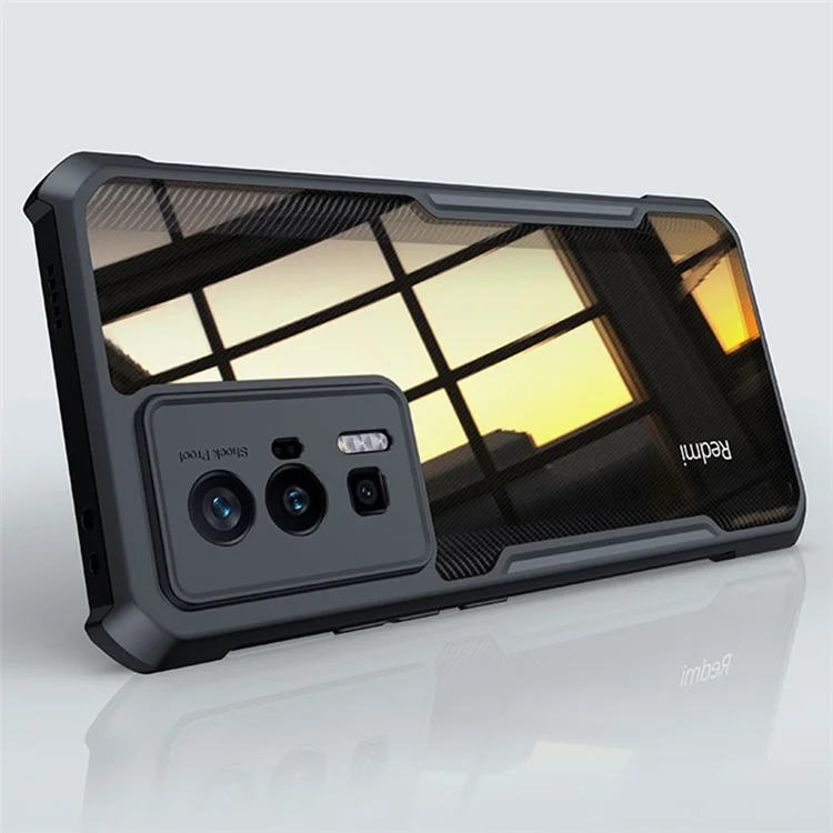 Bulk Buy XUNDD Custodia per Telefono per Xiaomi Redmi K60 5G / K60 Pro 5G / Poco F5 Pro 5G TPU+Acrylic Protective Cover