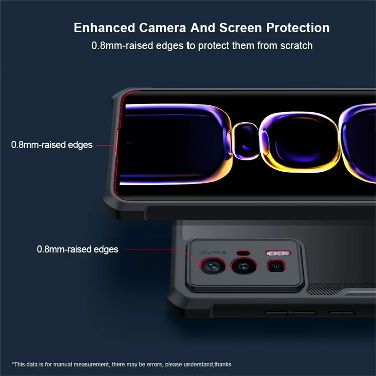 Bulk Buy XUNDD Custodia per Telefono per Xiaomi Redmi K60 5G / K60 Pro 5G / Poco F5 Pro 5G TPU+Acrylic Protective Cover
