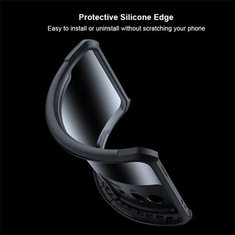 Capa de telefone XUNDD para Xiaomi Redmi K60 5G / K60 Pro 5G / Poco F5 Pro 5G TPU+Capa Acrílica Anti-Choque