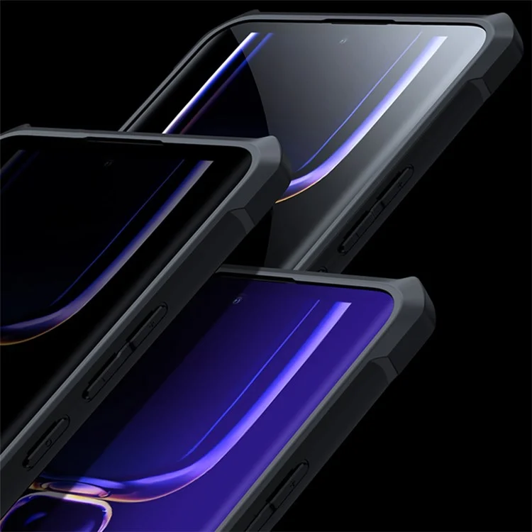 Bulk Buy XUNDD Phone Case for Xiaomi Redmi K60 5G / K60 Pro 5G / Poco F5 Pro 5G TPU+Acrylic Magnetic Cover - Laser Texture