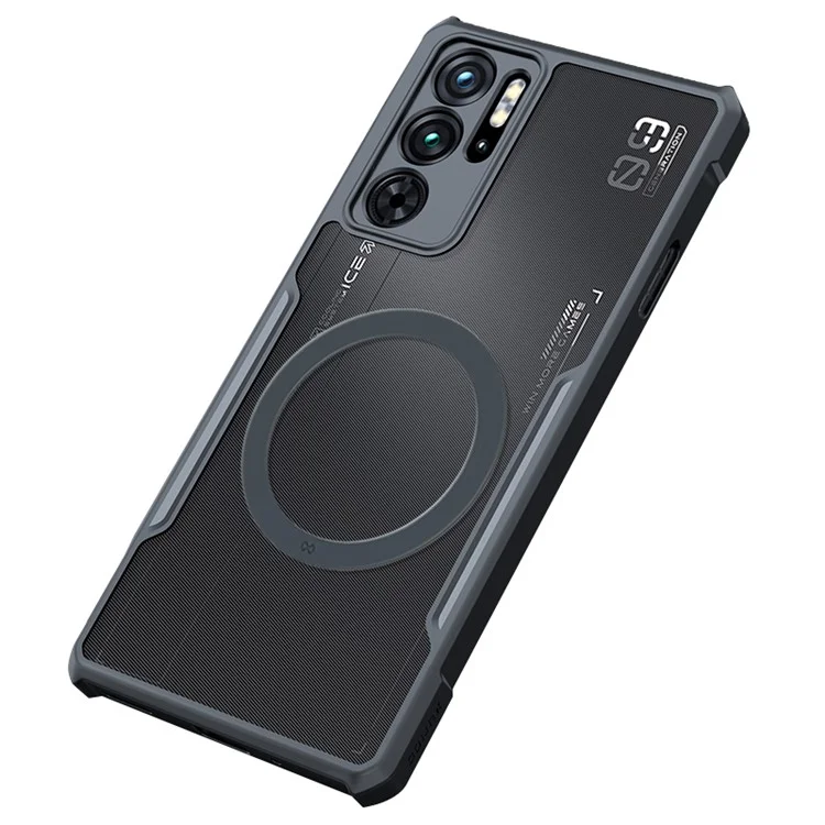 Achat groupé XUNDD Étui magnétique pour ZTE nubia Red Magic 9 Pro 5G / 9 Pro+ 5G, housse de téléphone ajustée en TPU+acrylique - Texture laser
