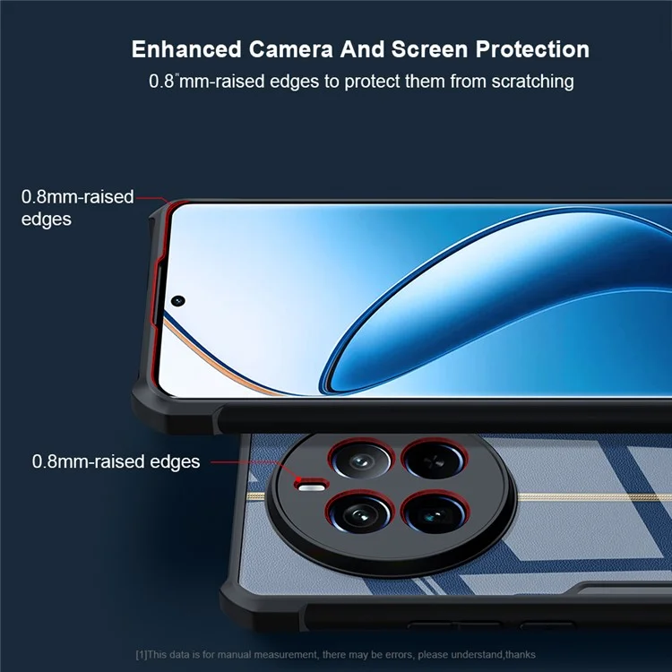 XUNDD Para Realme 12 Pro 5G Case Tpu+panel Posterior Transparente