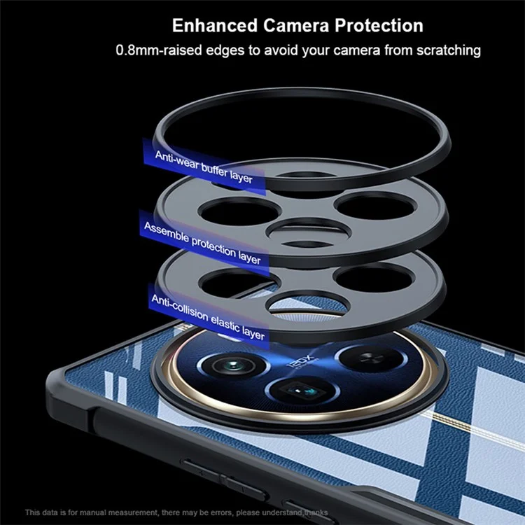 XUNDD For Realme 12 Pro 5G / 12 Pro+ 5G Case TPU+Acrylic Phone Cover Transparent Back Panel
