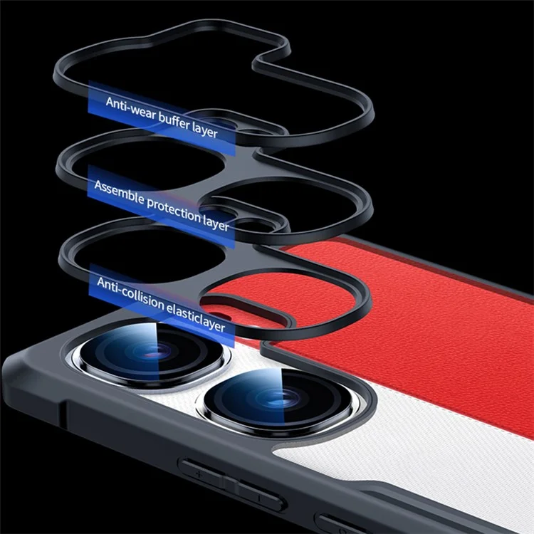 Großeinkauf XUNDD für vivo iQOO Neo9 Pro 5G Magnetische Hülle TPU+Acryl Slim Stoßfest Handyhülle - Lasertextur