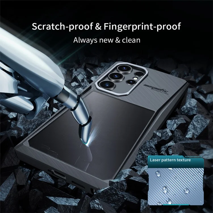 Compra a Granel XUNDD Cyber Series Case para Samsung Galaxy S24 Ultra Protección Acrílica + TPU Cubierta de Teléfono