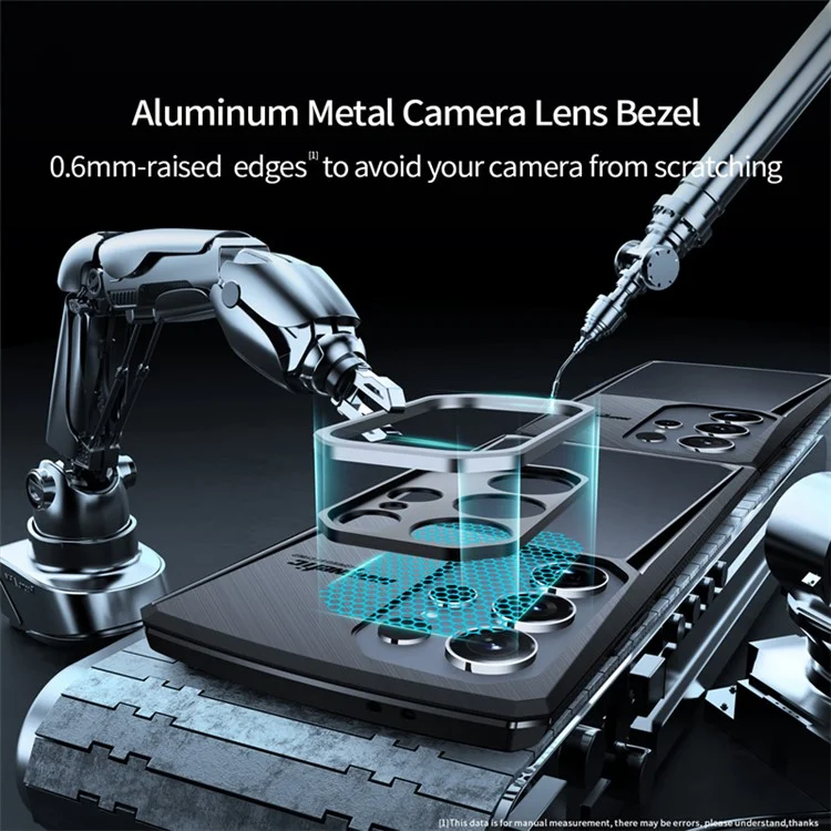 Compra a Granel XUNDD Cyber Series Case para Samsung Galaxy S24 Ultra Protección Acrílica + TPU Cubierta de Teléfono
