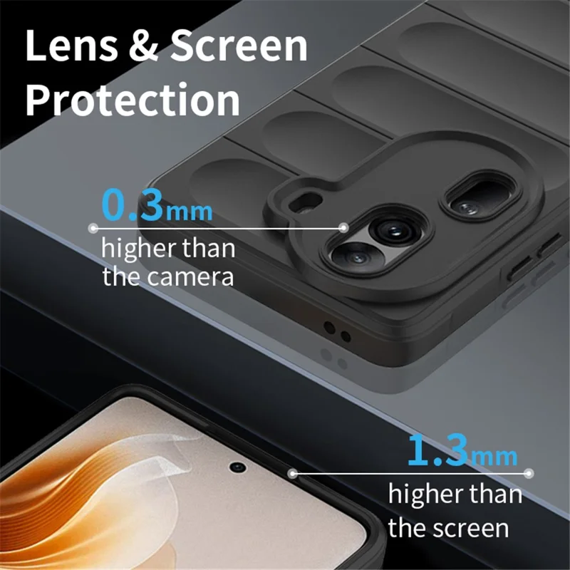 For Oppo Reno11 Pro 5G (Global) Case Soft TPU Drop Impact Phone Cover - Green