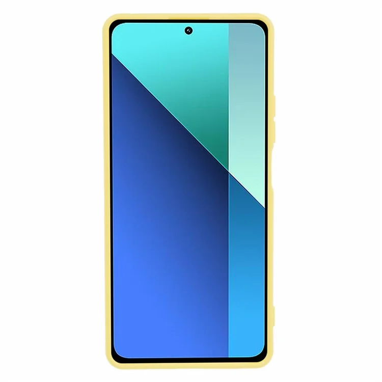 Para Xiaomi Redmi Note 13 4G Caja TPU 2.0mm Bien protegida Antiarañazos Funda para teléfono - Amarillo