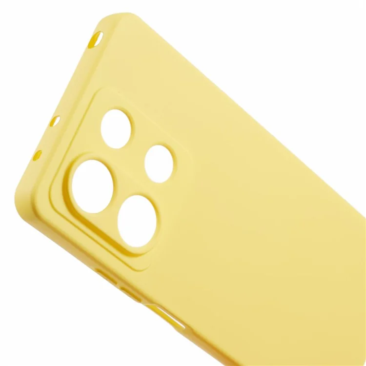 Para Xiaomi Redmi Note 13 4G Caja TPU 2.0mm Bien protegida Antiarañazos Funda para teléfono - Amarillo