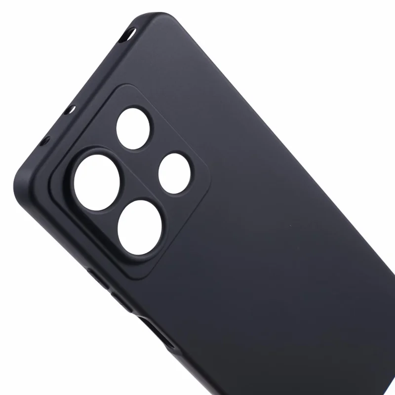 For Xiaomi Redmi Note 13 5G Case 2.0mm Thickness Anti-drop Soft TPU Mobile Phone Cover - Black