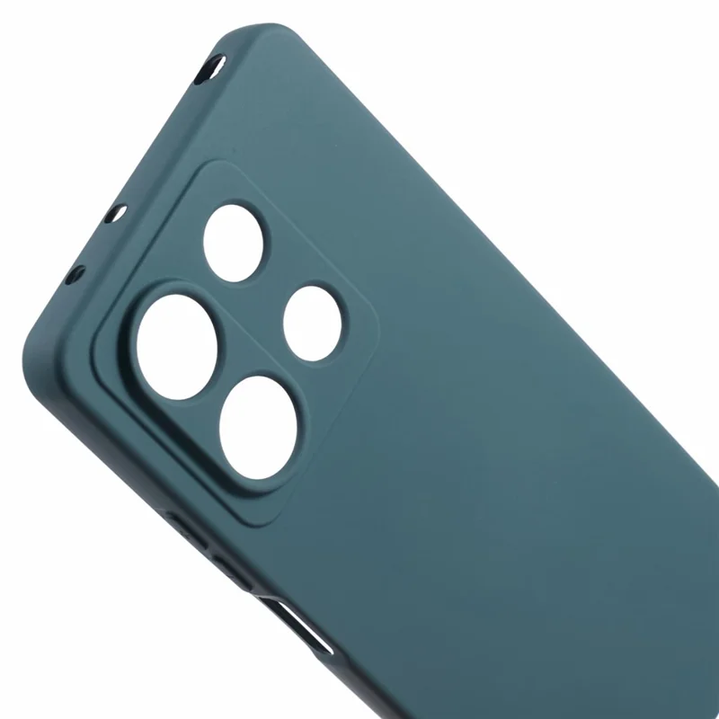 For Xiaomi Redmi Note 13 5G Case 2.0mm Thickness Anti-drop Soft TPU Mobile Phone Cover - Blackish Green