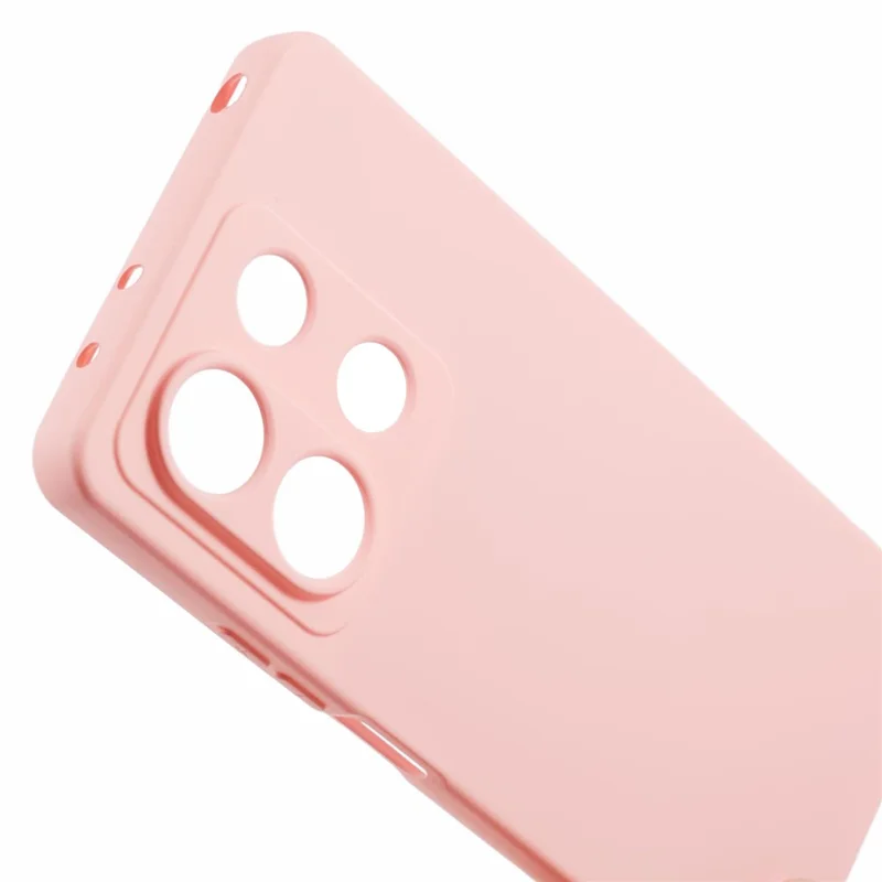 For Xiaomi Redmi Note 13 5G Case 2.0mm Thickness Anti-drop Soft TPU Mobile Phone Cover - Pink