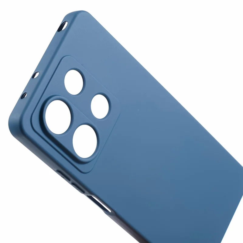 Til Xiaomi Redmi Note 13 5G hylse 2,0 mm tykkelse mod fald blød TPU mobiltelefonhylse - Blå