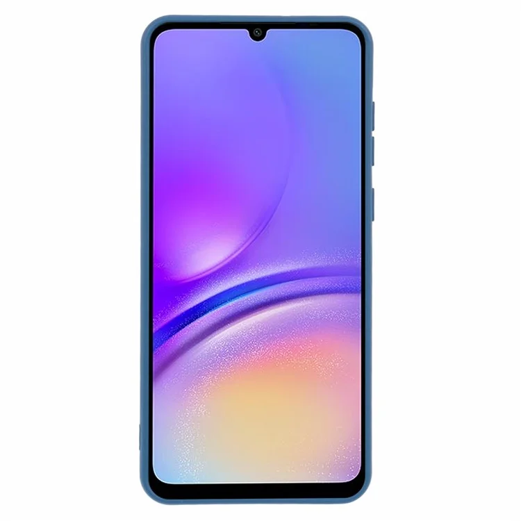 Per Samsung Galaxy A05 4G Cover 2.0mm Solid Color Flexible TPU Shockproof Cell Phone Case - Blue