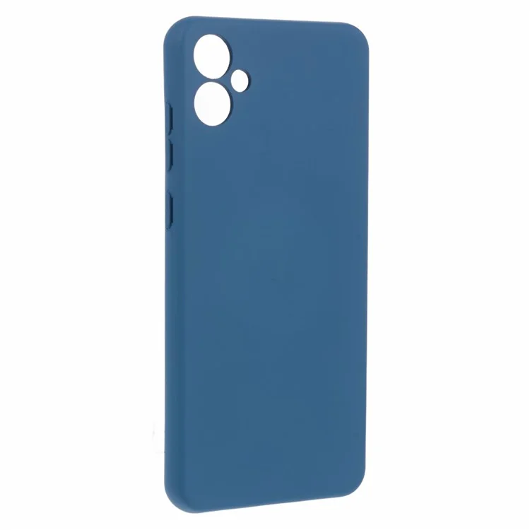 Per Samsung Galaxy A05 4G Cover 2.0mm Solid Color Flexible TPU Shockproof Cell Phone Case - Blue