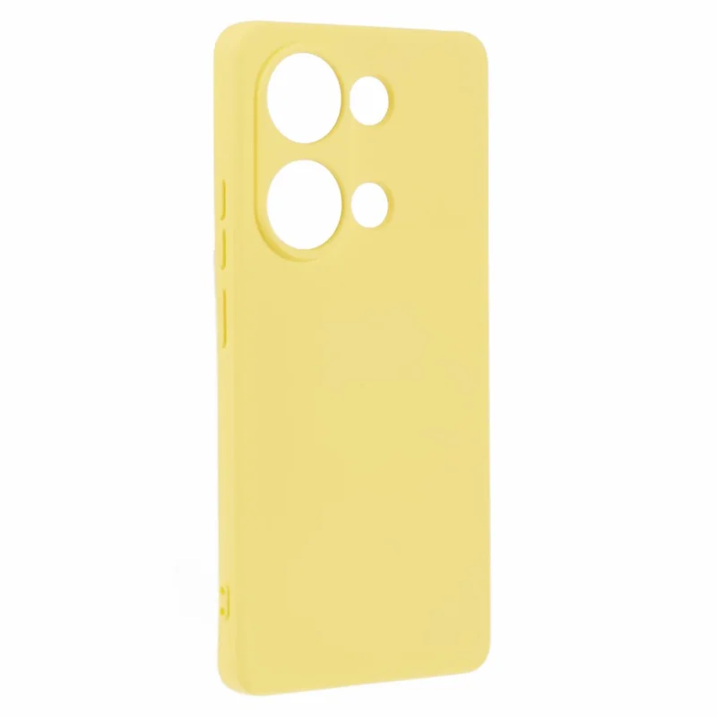 For Xiaomi Redmi Note 13 Pro 4G / Poco M6 Pro 4G Case Scratch-resistant 2.0mm TPU Phone Back Cover - Yellow