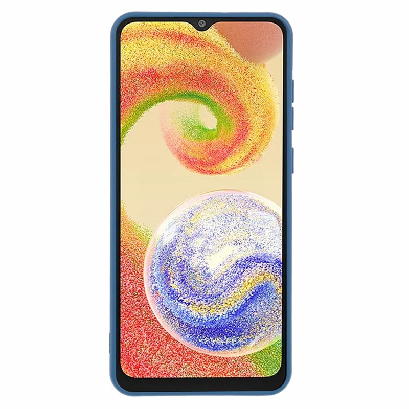 For Samsung Galaxy A04 4G (164.4 x 76.3 x 9.1 mm) Phone Case Soft TPU 2.0mm Arc Edge Phone Cover - Blue
