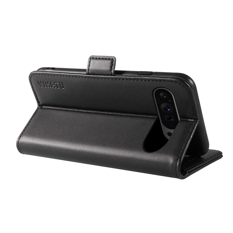 YIKATU YK-003 Para Google Pixel 9 Pro XL Case Stand Wallet Magnético Capa de Telefone - Preto