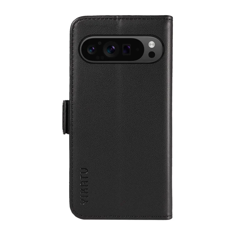 YIKATU YK-003 Para Google Pixel 9 Pro XL Case Stand Wallet Magnético Capa de Telefone - Preto
