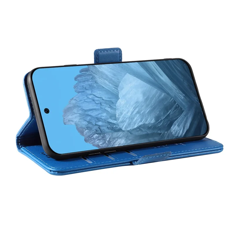 YIKATU YK-003 For Google Pixel 10 Pro / 10 / 9 Pro / 9 Wallet Phone Case Anti-Drop Leather Flip Cover - Sky Blue
