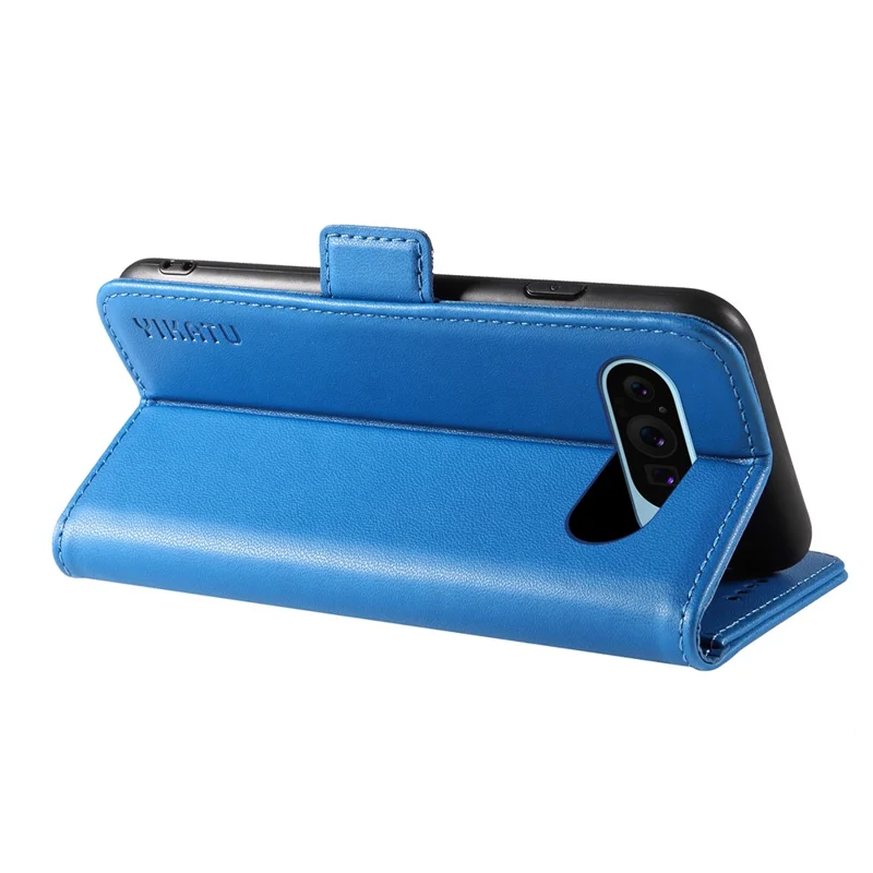 YIKATU YK-003 For Google Pixel 10 Pro / 10 / 9 Pro / 9 Wallet Phone Case Anti-Drop Leather Flip Cover - Sky Blue