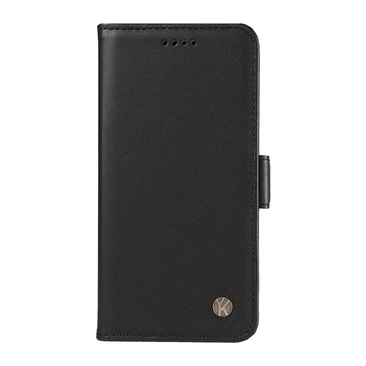 YIKATU YK-003 For Xiaomi 14 Ultra Case Anti-Scratch Leather Wallet Phone Cover - Black