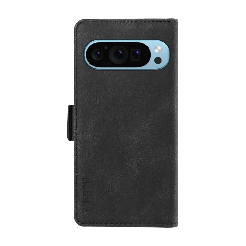 YIKATU YK-004 For Google Pixel 9 / Pixel 9 Pro Shockproof Case Skin-Touch Leather Phone Cover - Black