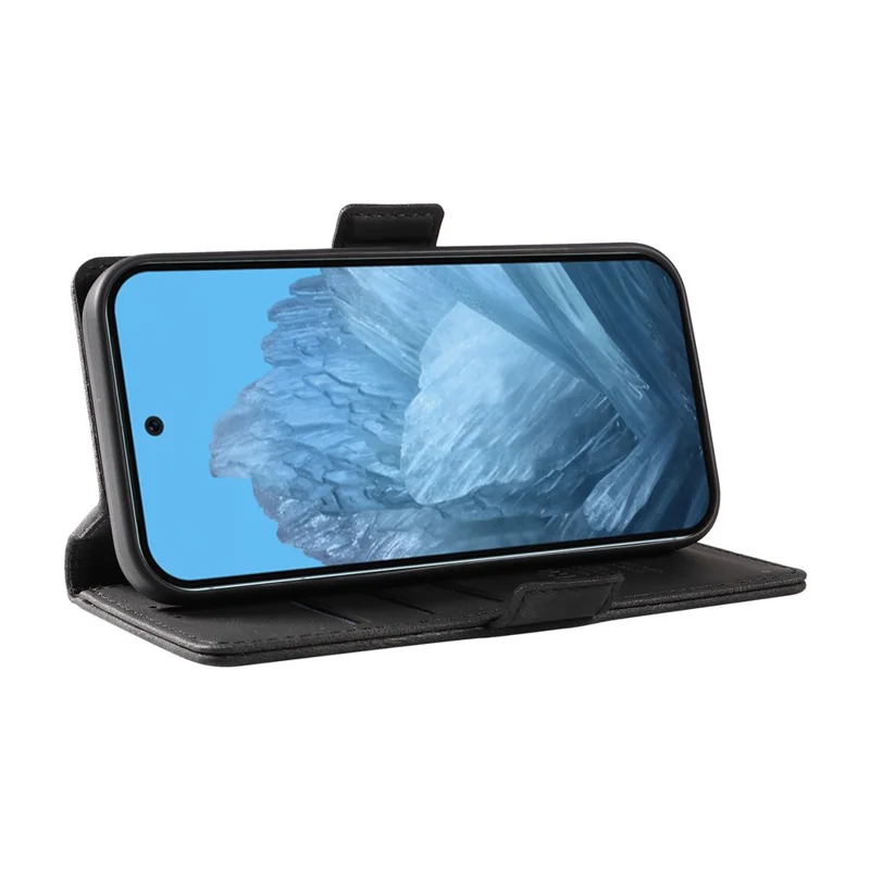 YIKATU YK-004 For Google Pixel 9 / Pixel 9 Pro Shockproof Case Skin-Touch Leather Phone Cover - Black