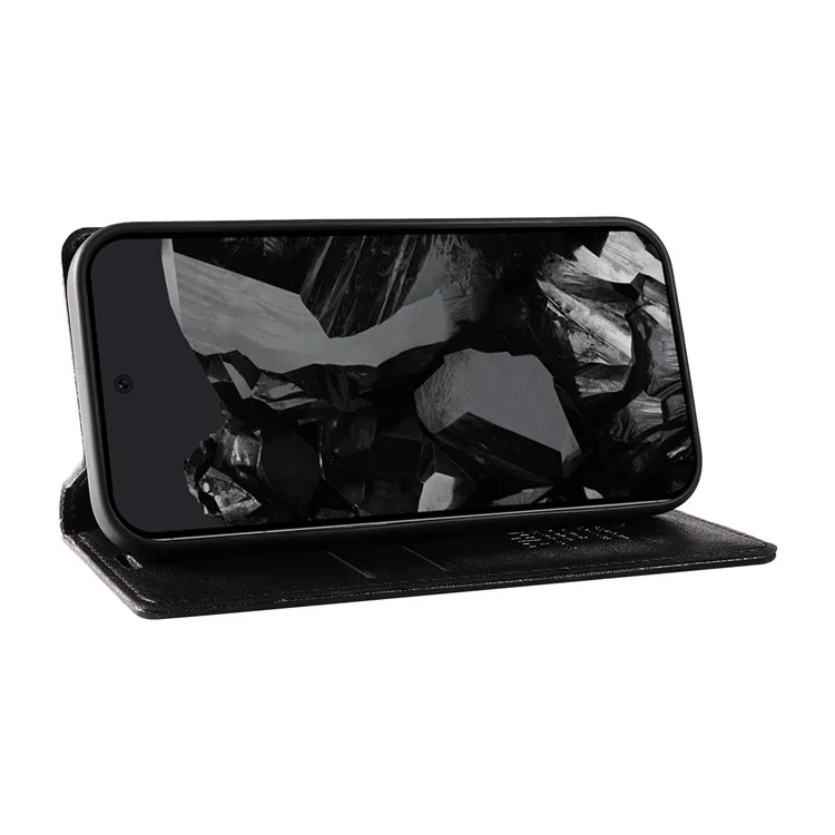 YIKATU YK-006 For Google Pixel 10 Pro XL / 9 Pro XL Case Magnetic Closure Shockproof Flip Phone Cover - Black