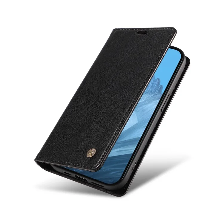 YIKATU YK-006 For Google Pixel 10 Pro / 10 / 9 Pro / 9 Case PU Leather Magnetic Closure Wallet Phone Cover - Black