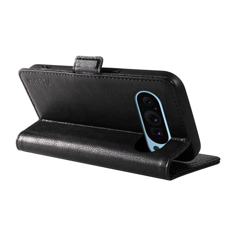 YIKATU YK-007 For Google Pixel 10 Pro / 10 / 9 Pro / 9 Case with Card Holder PU Leather+TPU Inner Shell Phone Cover - Black