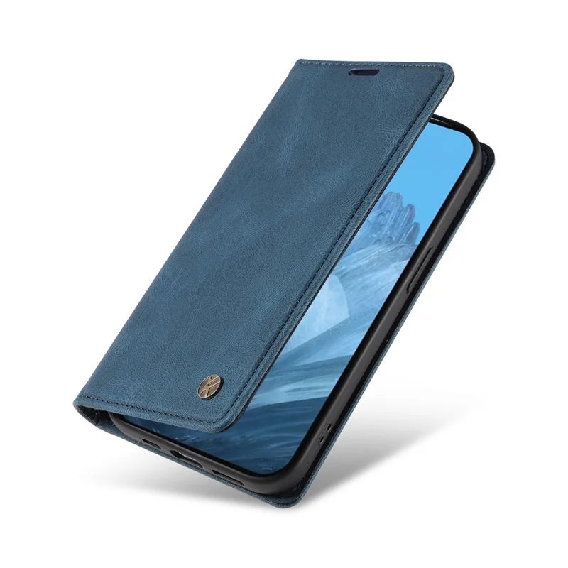 YIKATU YK-005 For Google Pixel 10 Pro / 10 / 9 Pro / 9 Case Leather Skin Touch Feeling Phone Cover - Blue