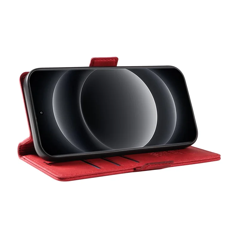 YIKATU YK-005 For Xiaomi 14 Ultra Case Wallet Leather Shockproof Phone Cover - Red