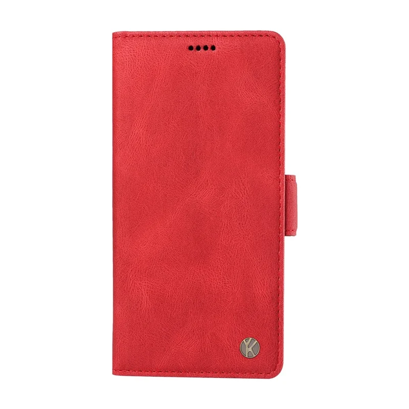 YIKATU YK-005 For Xiaomi 14 Ultra Case Wallet Leather Shockproof Phone Cover - Red