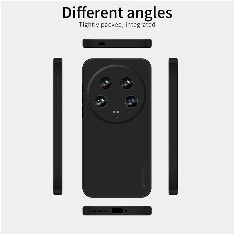 PINWUYO JK Touching Series For Xiaomi 14 Ultra TPU Case Anti-scratch Soft Phone Cover - Navy Blue