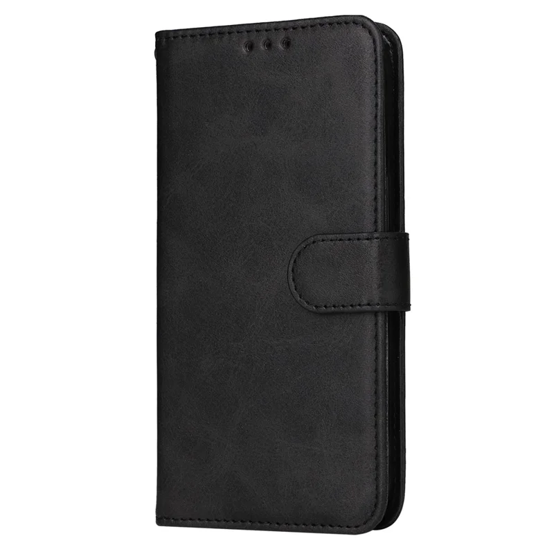 For Realme 12 Pro 5G / 12 Pro+ 5G Case Leather Folding Stand Phone Cover with 3 Card Holder - Black