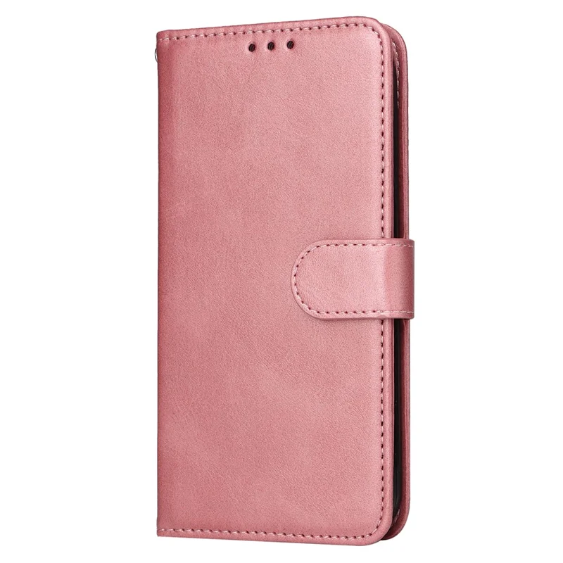 For Realme 12 Pro 5G / 12 Pro+ 5G Case Leather Folding Stand Phone Cover with 3 Card Holder - Pink