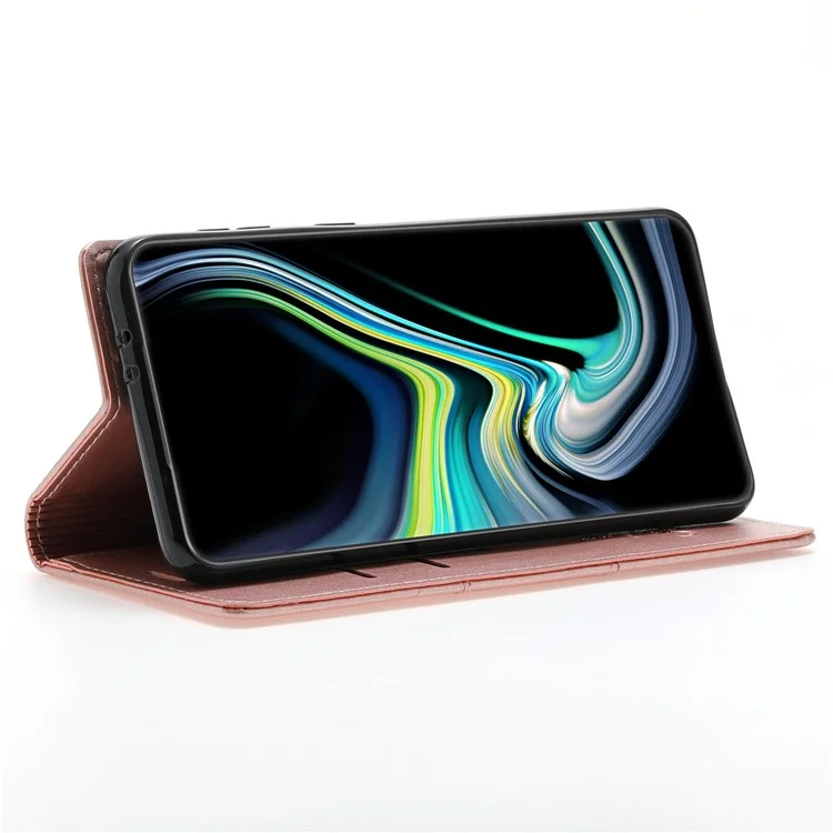 Для Xiaomi Redmi Note 13 Pro 5G / Poco X6 5G Чехол-бумажник из искусственной кожи с откидной крышкой, чехол для телефона - розовое золото