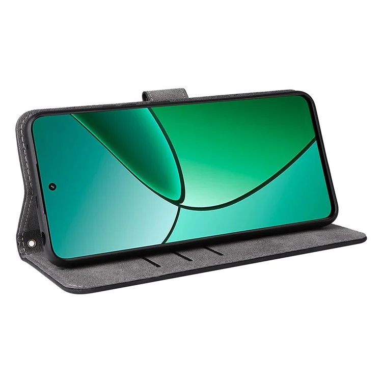 Para Realme 12 4G / 12+ 5G / Narzo 70 Pro 5G Carteira Caso RFID Bloqueio TPU Inner Shell Leather Phone Cover - Preto