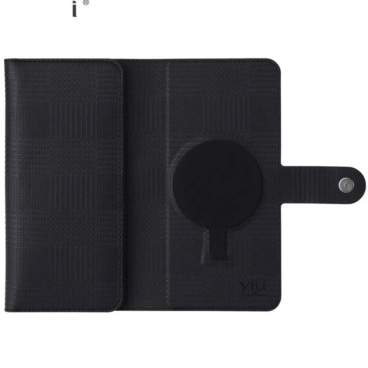 VILI GHB Série Pour Google Pixel 8 Pro Magnétique Couverture de Téléphone en Cuir de Portefeuille Détachable - Noir