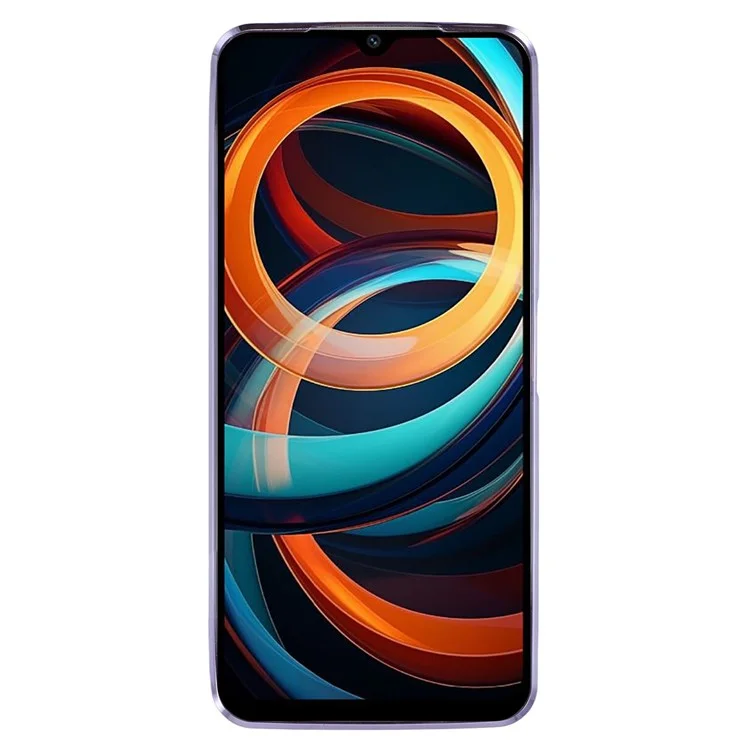 KADEM Für Xiaomi Redmi A3 4G / Poco C61 4G Hülle Weiche TPU-Blume Glitzer Strass Handyhülle mit Trageriemen - Lila