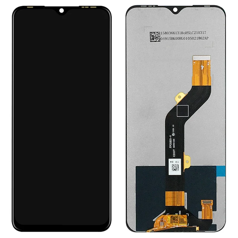 For itel Vision 3 Plus Grade C LCD Screen and Digitizer Assembly Part (Without Logo)