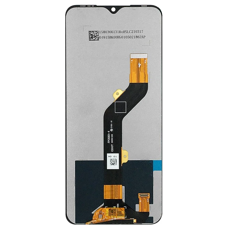 For itel Vision 3 Plus Grade C LCD Screen and Digitizer Assembly Part (Without Logo)