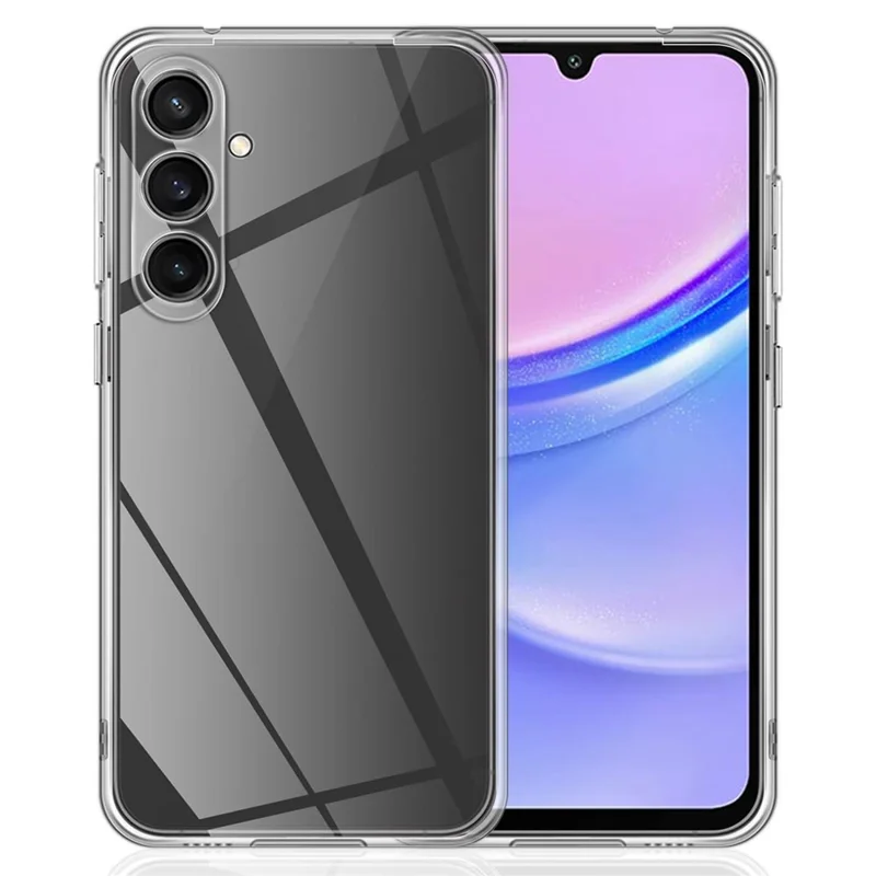 For Samsung Galaxy A15 4G / 5G Case Crystal Clear Soft TPU Protective Phone Cover